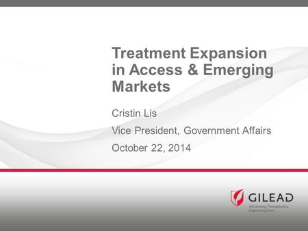 Treatment Expansion in Access & Emerging Markets