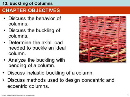 CHAPTER OBJECTIVES Discuss the behavior of columns.
