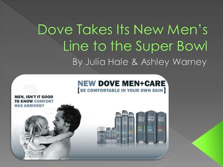  Unilever initiated the new line for men during December of 2009  First commercial was launched during the 2010 Super Bowl  The line includes: 3 body.