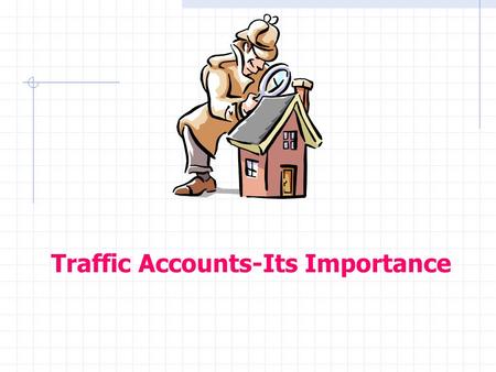 Traffic Accounts-Its Importance Role of Railways Transportation Business- Service Sector Different from other Service Sectors. Dual Role Commercial-