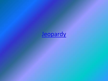 Jeopardy. Photosynthesis Cell Transportation Cell Cycle RespirationOther topics 100 200 300 400 500.