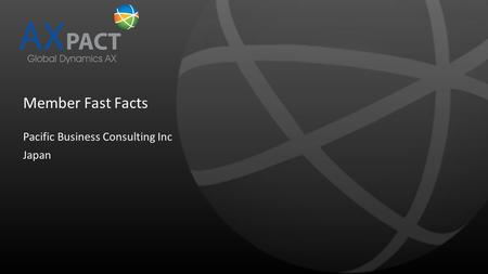 Member Fast Facts Pacific Business Consulting Inc Japan.