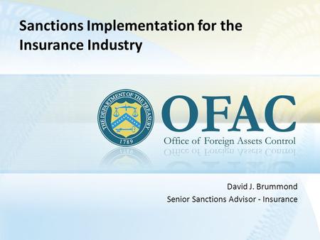 Sanctions Implementation for the Insurance Industry