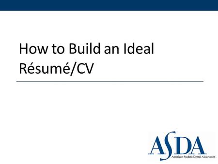 How to Build an Ideal Résumé/CV. “Your finished product should be a finely tuned marketing instrument that reflects who you truly are and attracts readers.