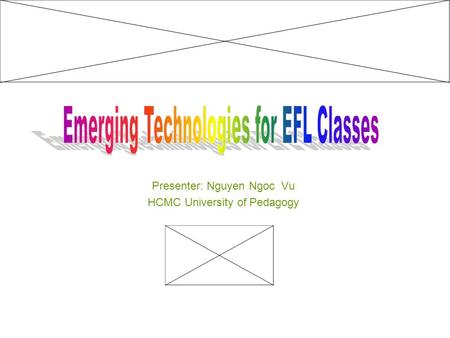 Presenter: Nguyen Ngoc Vu HCMC University of Pedagogy.
