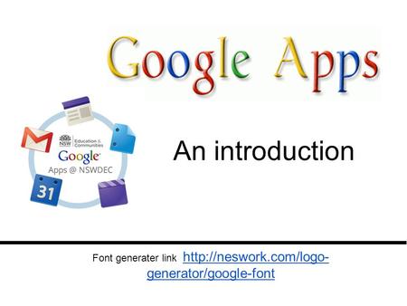 An introduction Font generater link  generator/google-font  generator/google-font.