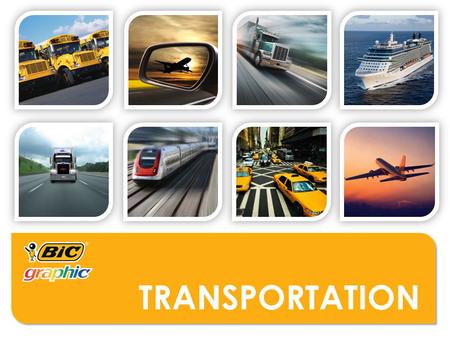 TRANSPORTATION. WHO MIGHT USE THESE PRODUCTS?  Logistics Companies  Airports  Railway Stations  Bus Stations  Warehouses  Trucking Terminals  Refueling.