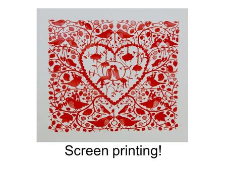 Screen printing!. You need a screen, a coating trough and screen emulsion.