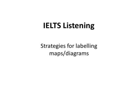 Strategies for labelling maps/diagrams