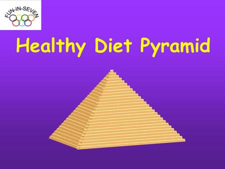 Healthy Diet Pyramid. A Balanced Diet is the basis of good health.