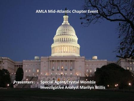 AMLA Mid-Atlantic Chapter Event
