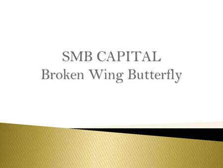 SMB CAPITAL Broken Wing Butterfly