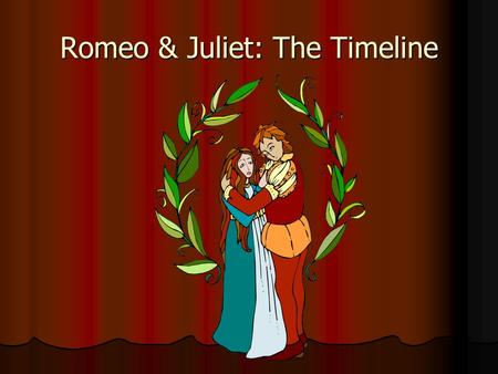 Romeo & Juliet: The Timeline. Romeus + Juliet A poem by Arthur Brook A poem by Arthur Brook Written in 1562 Written in 1562 Inspired by Ovid’s Pyramus.