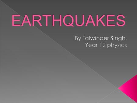  Earthquakes have had a large impact on society and families over the years, they have caused damage to, many homes, rendering people homeless. Many.