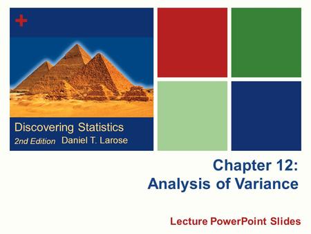 Chapter 12: Analysis of Variance