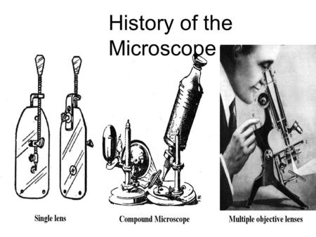 History of the Microscope. A. Introduction 1. A microscope is an optical instrument that uses a lens or a combination of lenses to magnify and resolve.