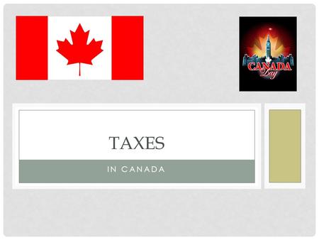 IN CANADA TAXES. CANADA REVENUE AGENCY (CRA) CRA administers: tax laws for the Government of Canada and for most provinces and territories various social.