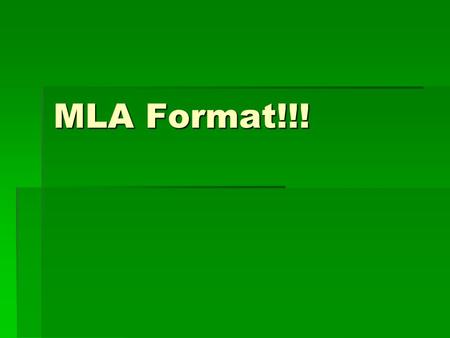 MLA Format!!!. What’s This For???  Plagiarism is a serious offense in the educational world.  In high school, you will either lose significant marks,