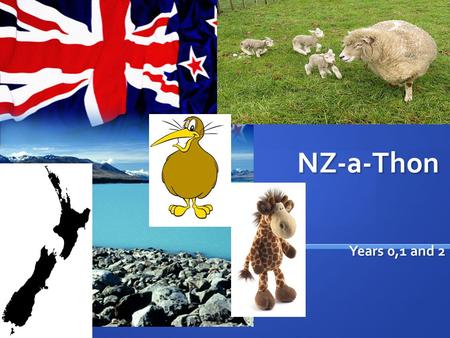 NZ-a-Thon Years 0,1 and 2 Years 0,1 and 2. Week 1 questions Places Places.