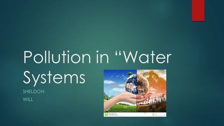 Pollution in “Water Systems SHELDON WILL. Pollution in water systems  Every day thousands of chemicals and pollution enter our water systems.  Pollution.