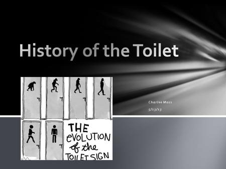 History of the Toilet Charlee Moss 5/13/13.