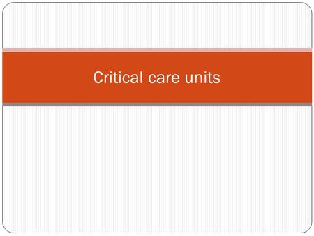 Thursday, April 20, 2017 Critical care units HIKMET QUBEILAT.