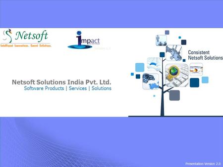 © 2010 Netsoft Solutions Netsoft’s Impact ERP Software Netsoft Solutions India Pvt. Ltd. Software Products | Services | Solutions Presentation Version.
