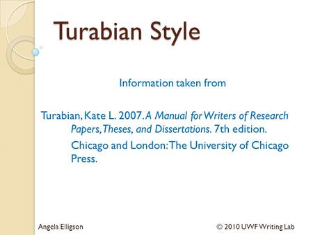 turabian style cover page template
