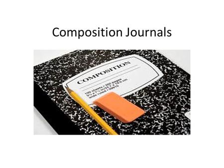 Composition Journals.