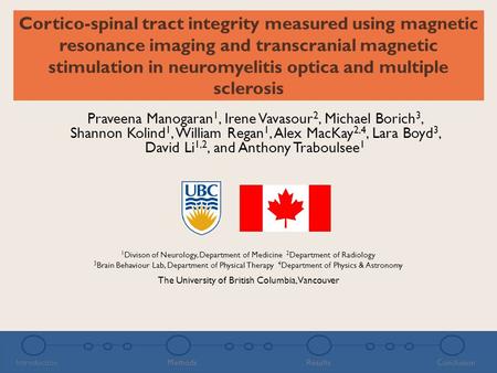 Cortico-spinal tract integrity measured using magnetic resonance imaging and transcranial magnetic stimulation in neuromyelitis optica and multiple sclerosis.