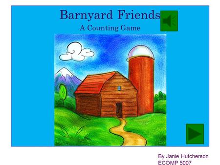 Barnyard Friends A Counting Game By Janie Hutcherson ECOMP 5007.