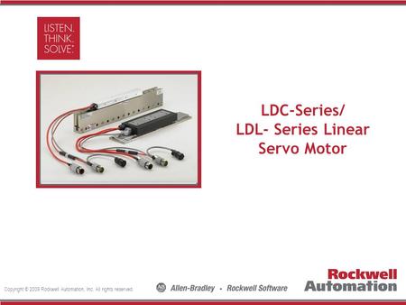 LDC-Series/ LDL- Series Linear Servo Motor