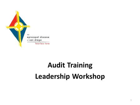 Audit Training Leadership Workshop 1. Today’s Topics Introductions Why have an audit? Audit Terms Defined Audit Team and Participants Audit Process Internal.