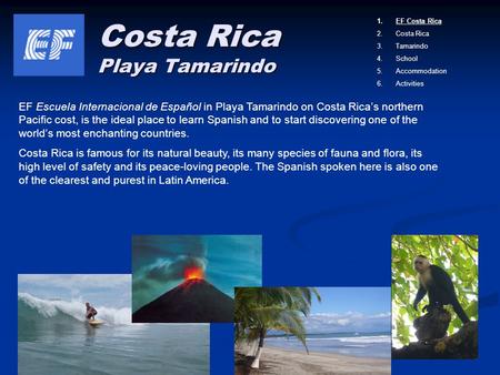 Costa Rica Playa Tamarindo