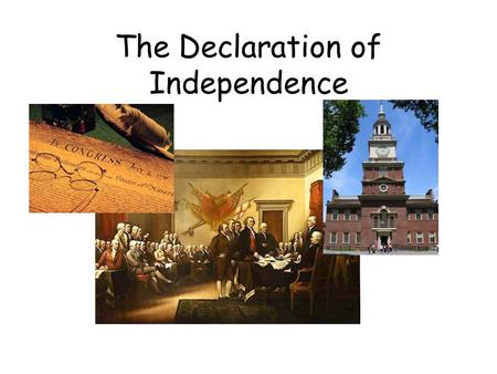 The Declaration of Independence. Common Sense Many people were still on the fence in regards to independence. They weren’t sure if they should break ties.