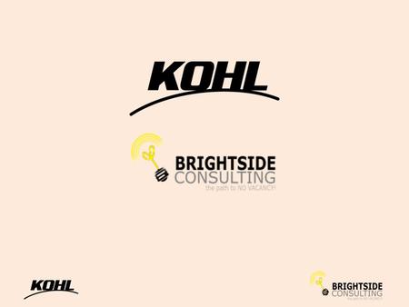 Joint Venture Purpose Kohl Asset Management (KAM) and Brightside Consulting (BRIGHTSIDE) share a common commitment to provide a range of sales, operational.
