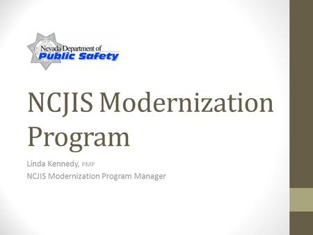 NCJIS Modernization Program