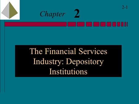 The Financial Services Industry: Depository Institutions