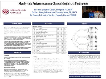 Previous studies focused primarily on the market demand of martial a rts schools (e.g.,Kim, 2009), or the benefits of practicing martial arts (Massey et.