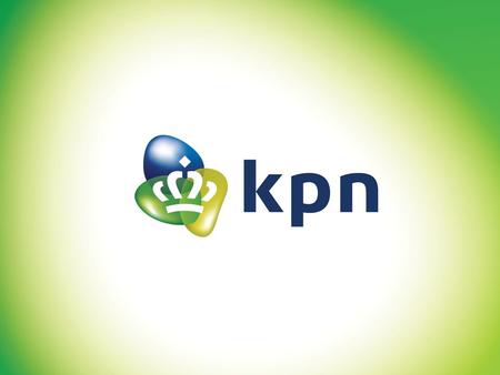 Energy Efficiency in the Chain Energy saving in and by ICT Marga Blom KPN Energy Management 22 October 2014 perspective by KPN 1.