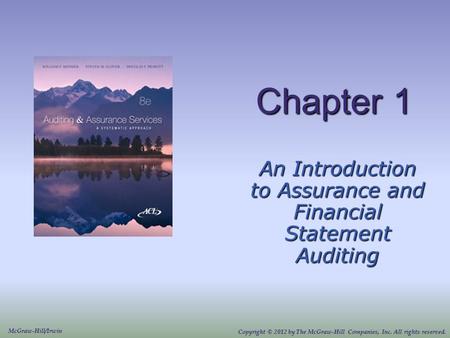 An Introduction to Assurance and Financial Statement Auditing