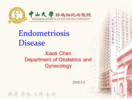 Department of Obstetrics and Gynecology
