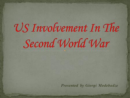 Presented by Giorgi Modebadze. Trying to maintain neutrality after World War I, rejecting: Versailles Treaty Covenant of the League of Nations Japanese.