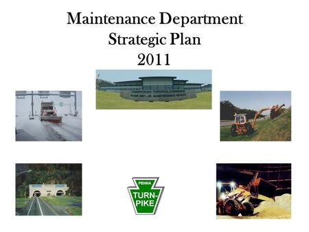 Maintenance Department Strategic Plan 2011
