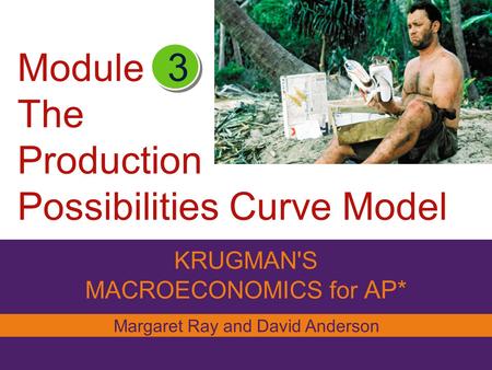 Module The Production Possibilities Curve Model