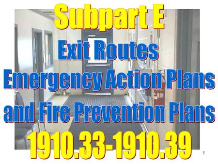 Emergency Action Plans