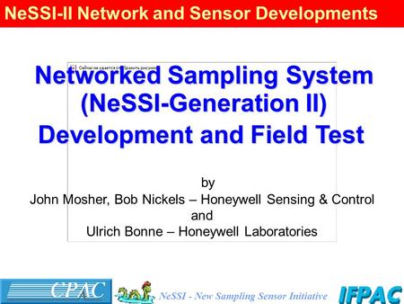 Networked Sampling System (NeSSI-Generation II)