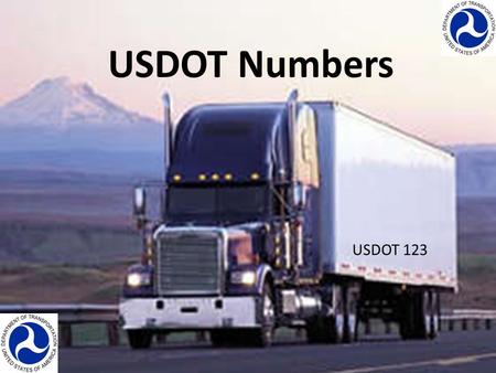 USDOT Numbers USDOT 123. What is a USDOT #? The USDOT # is the number that the Federal Motor Carrier Safety Administration (FMCSA) assigns to each commercial.