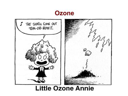 Ozone. Same Molecule, Different Locations TROPOSPHERIC OZONE -- “Bad” A pale blue gas with a pungent odor that will irritate your eyes, nose and throat,