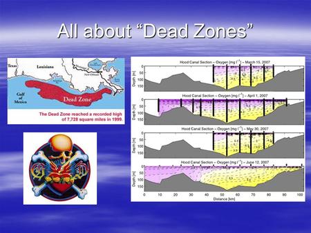 All about “Dead Zones”. Zones of Oxygen Depletion.
